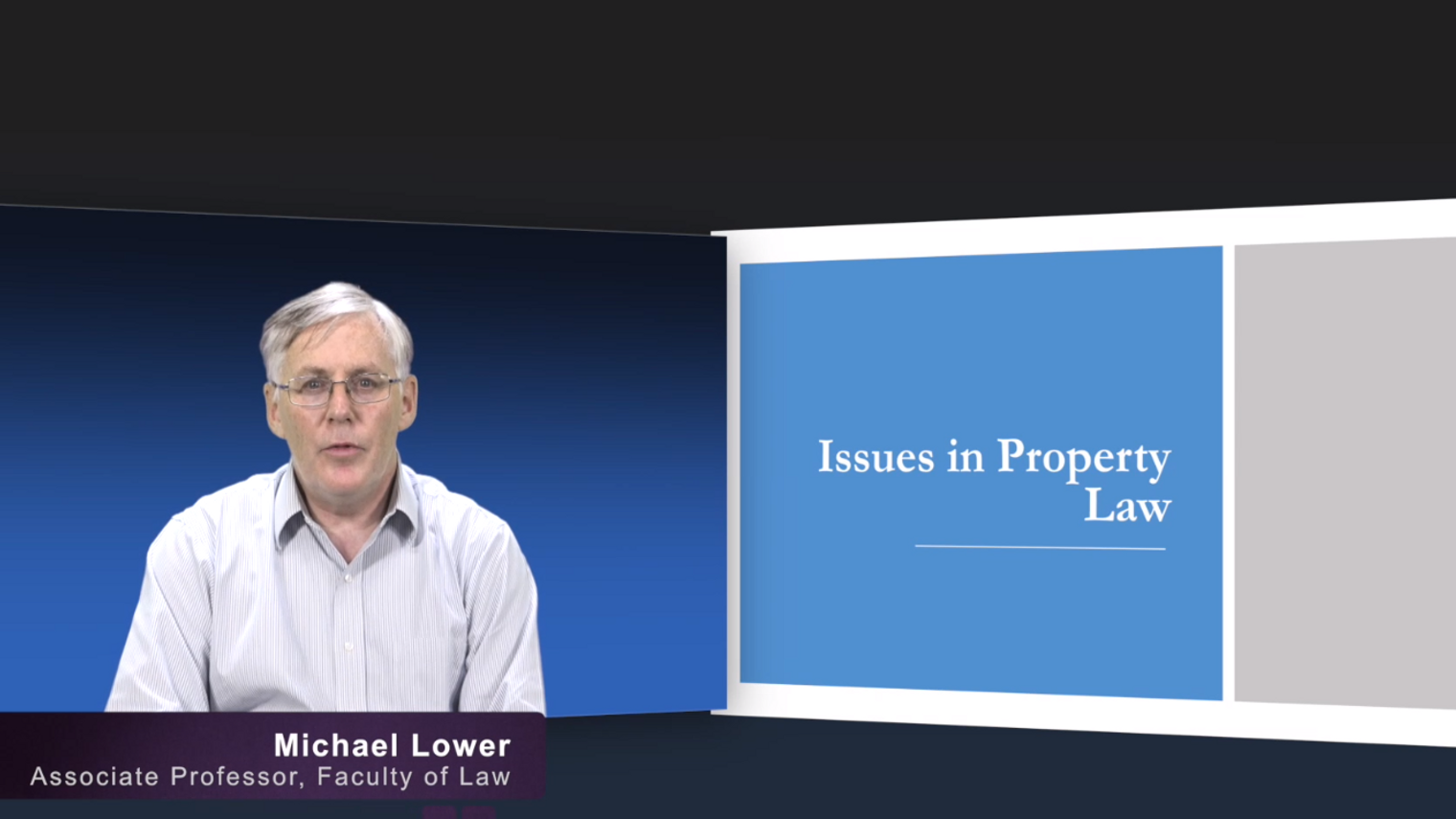 Introduction to Issues in Property Law